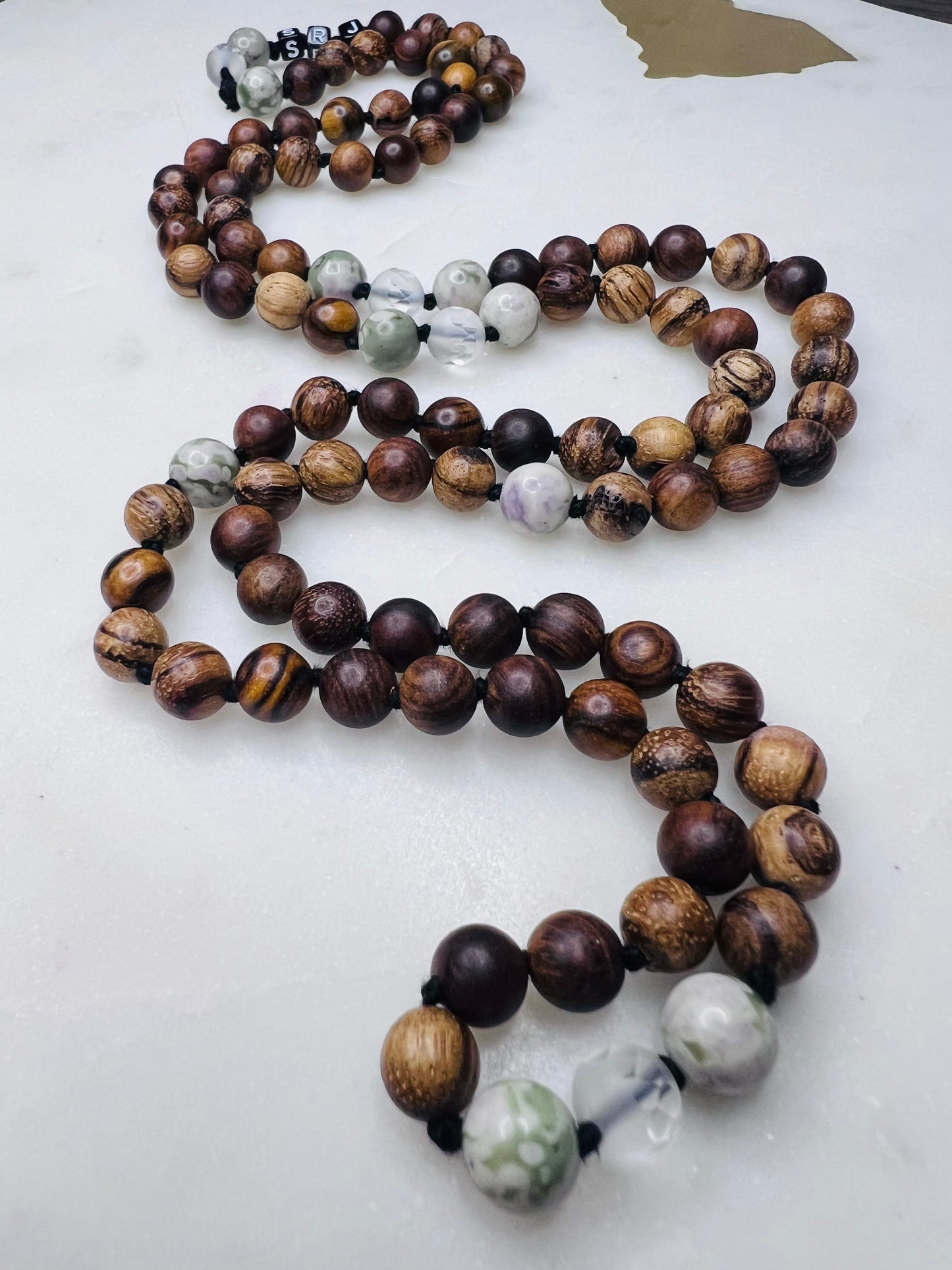 Peace Jasper Infinity necklace