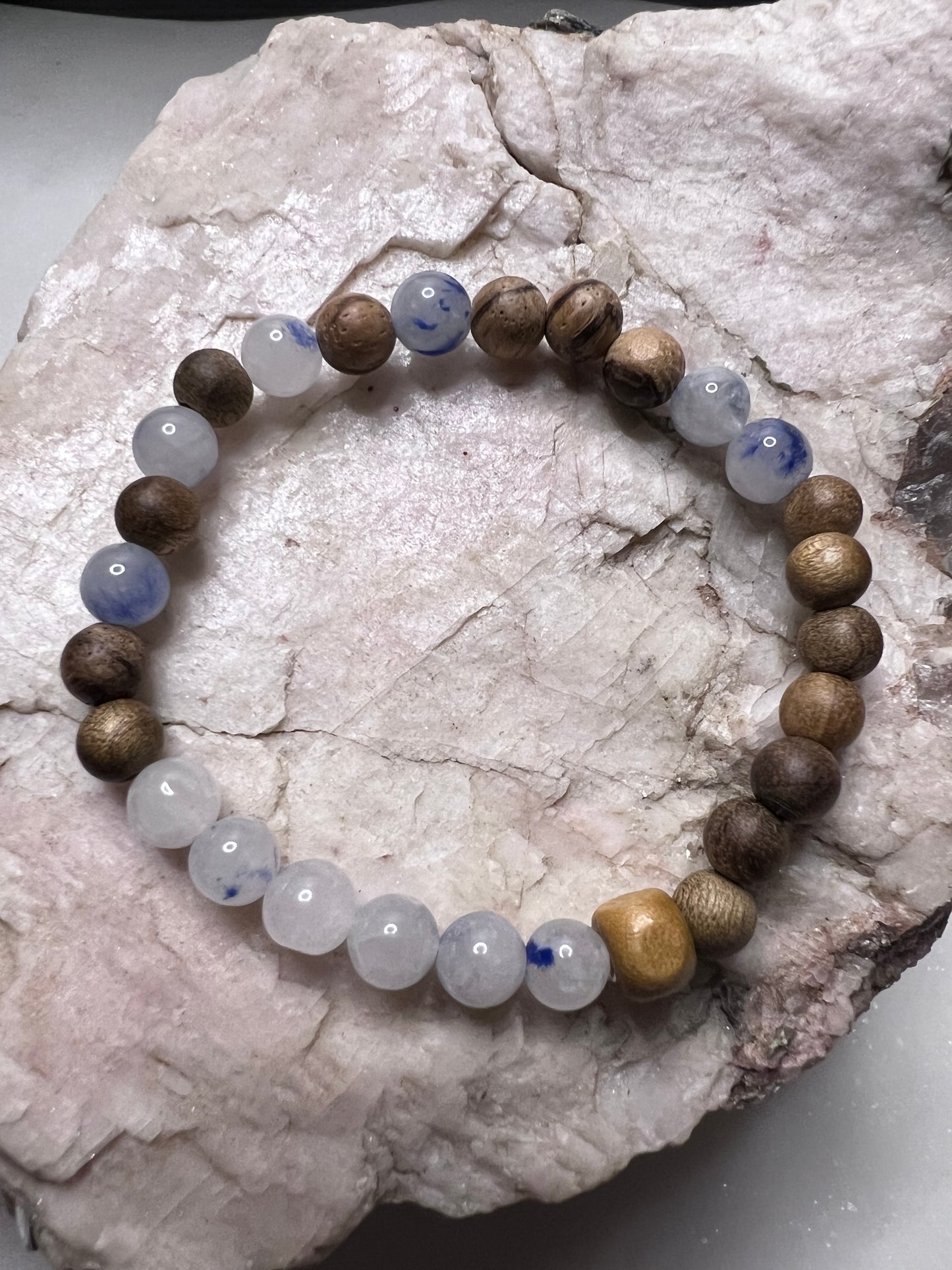 7” Dumortierite in quartz