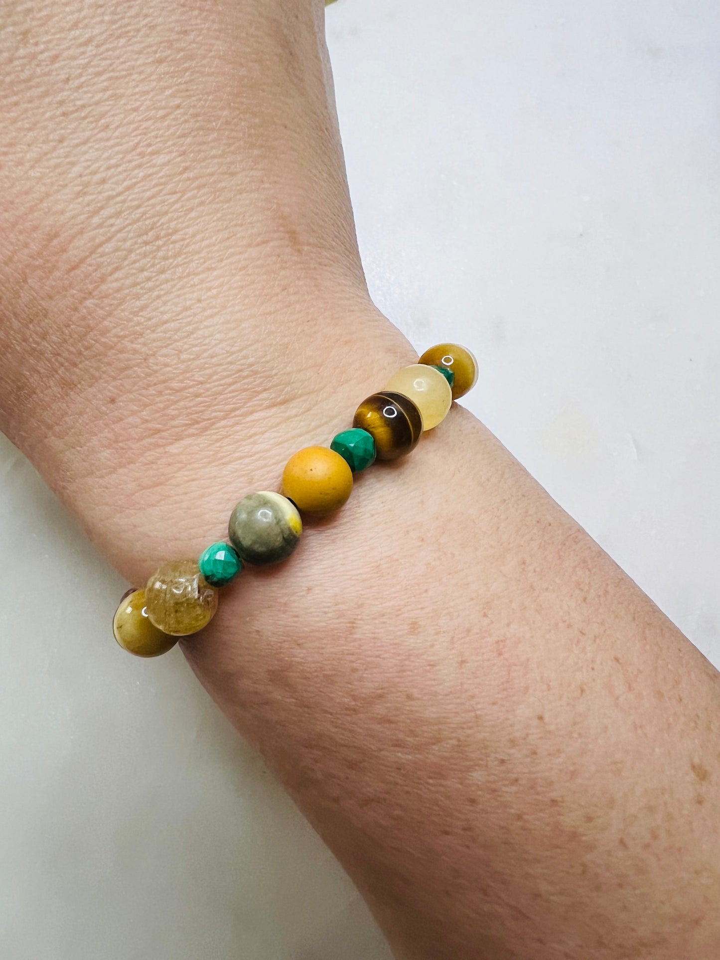 7” Solar Plexus Chakra bracelet