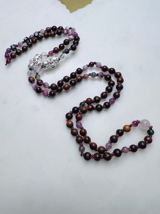 Multi color tourmaline Infinity Rosewood