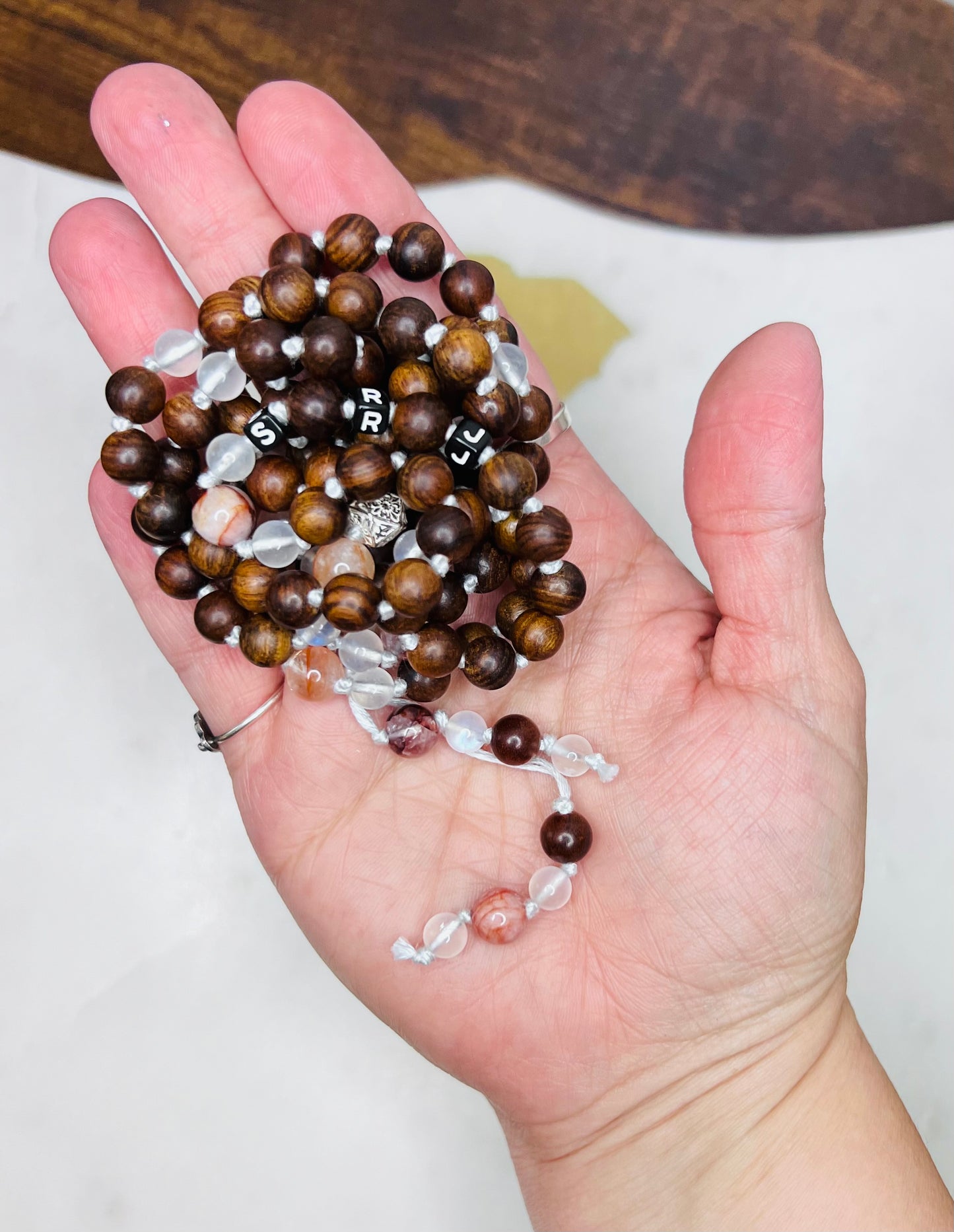 Fire Hematoid Quartz necklace