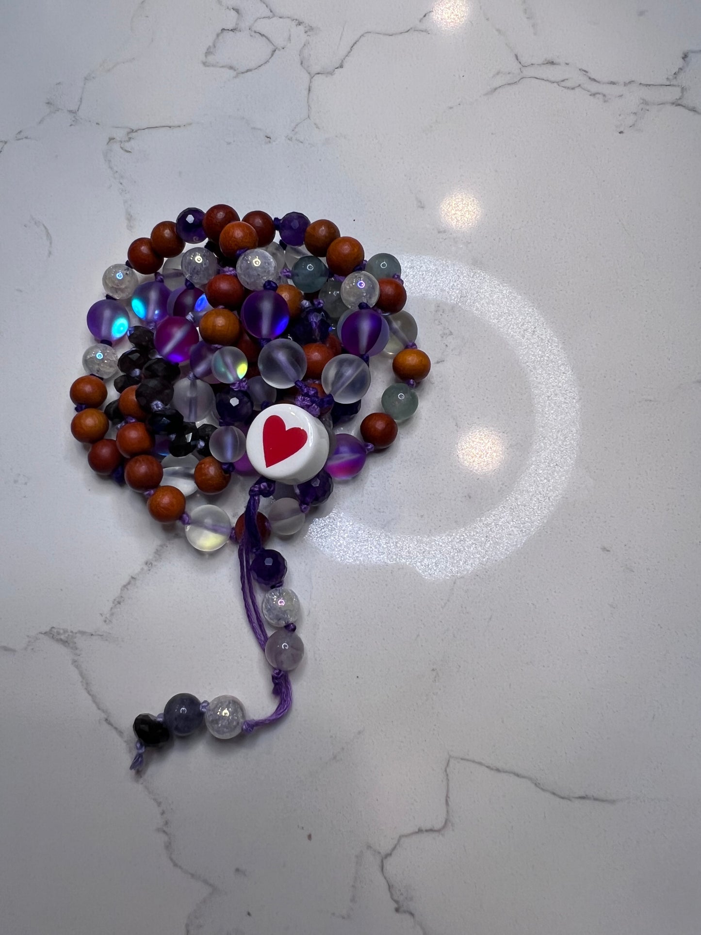 Love in purple Mala